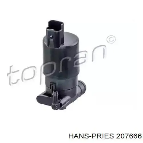 207666 Hans Pries (Topran) насос-двигун омивача скла, переднього