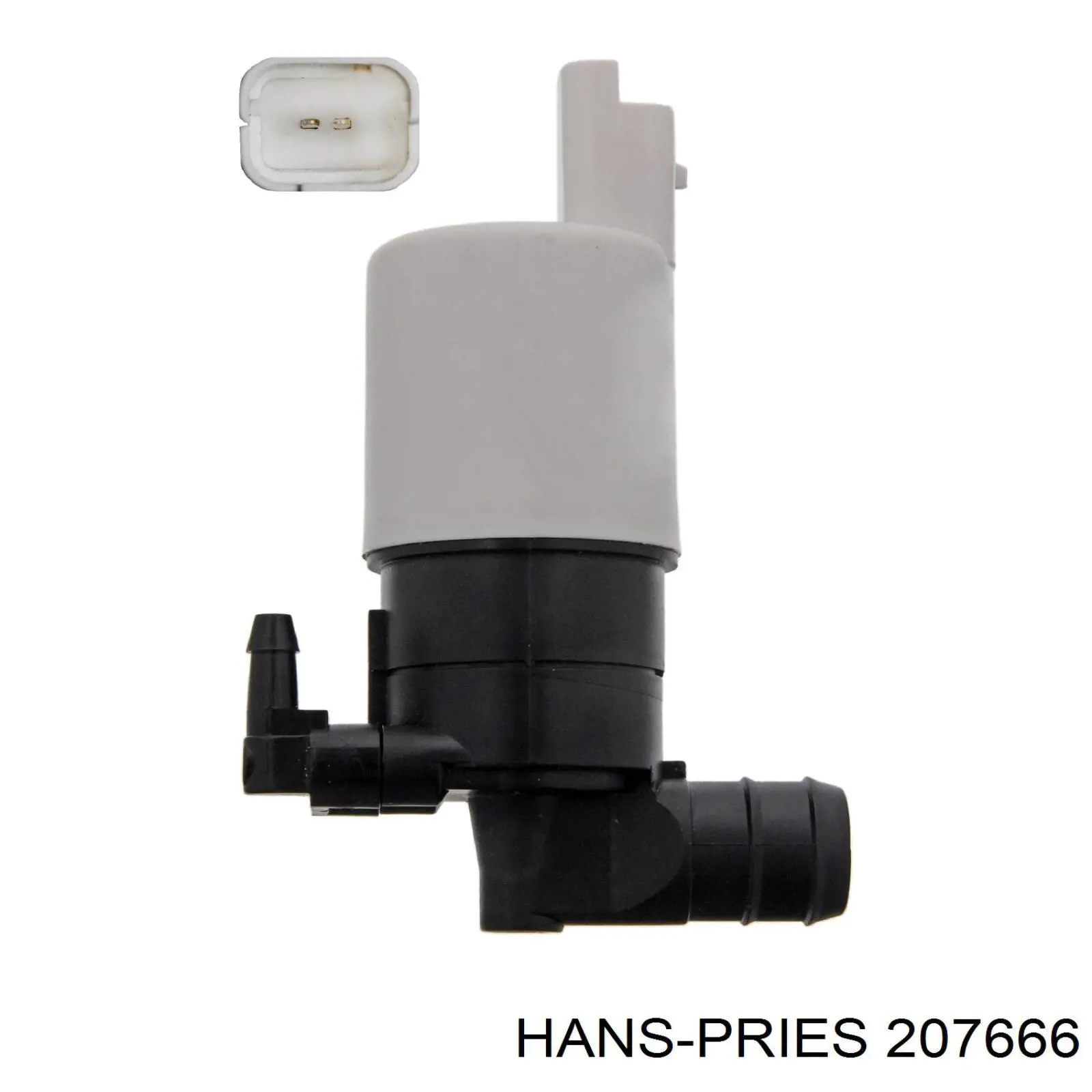 Моторчик омивача 207666 Hans Pries (Topran)