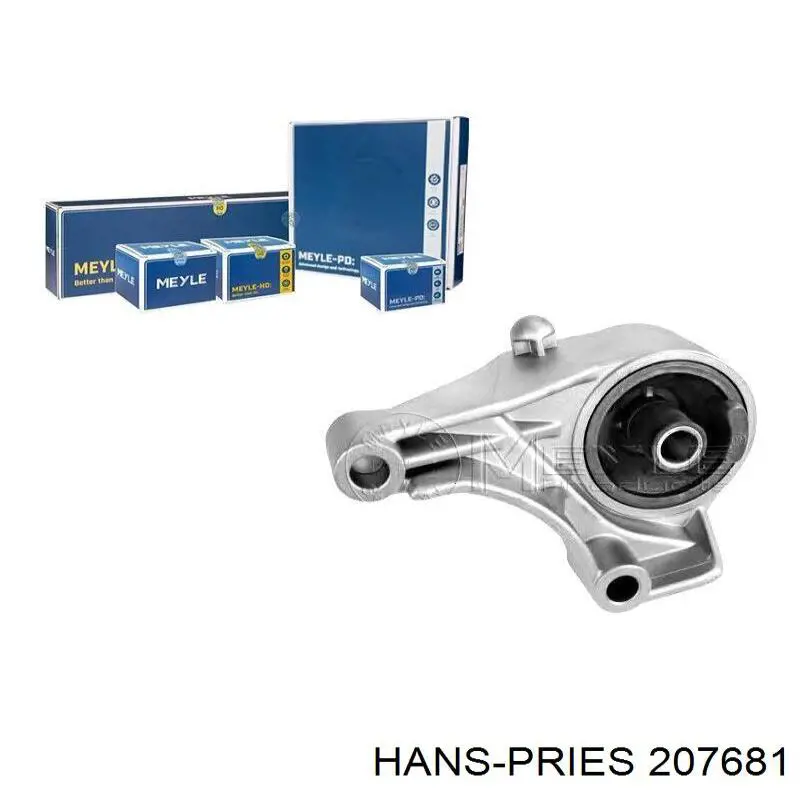 Подушка (опора) двигуна, передня Hans Pries (Topran) 207681 ціна, від 27.11 USD