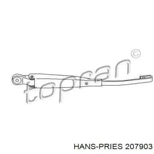Купити 207903 Hans Pries (Topran) Важіль-поводок склоочисника заднього скла