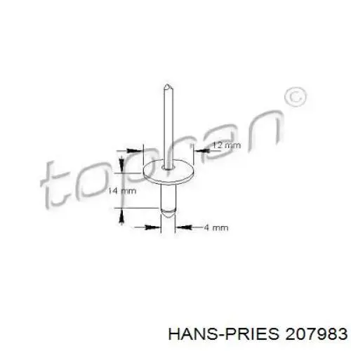  Hans Pries (Topran) 207983 ціна, від 0.51 USD