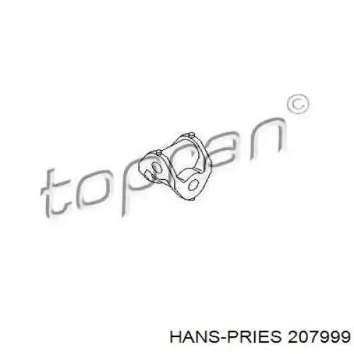207999 Hans Pries (Topran) втулка механізму перемикання передач, куліси