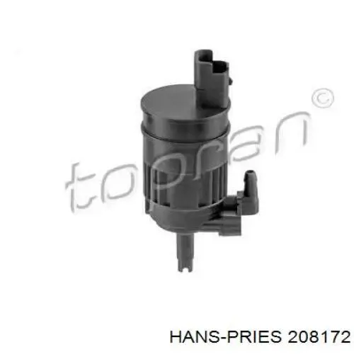208172 Hans Pries (Topran) насос-двигун омивача скла, перед/зад
