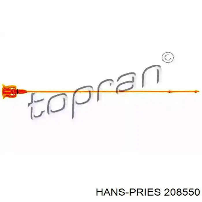 Щуп-індикатор рівня масла в двигуні Hans Pries (Topran) 208550 ціна, від 7.51 USD
