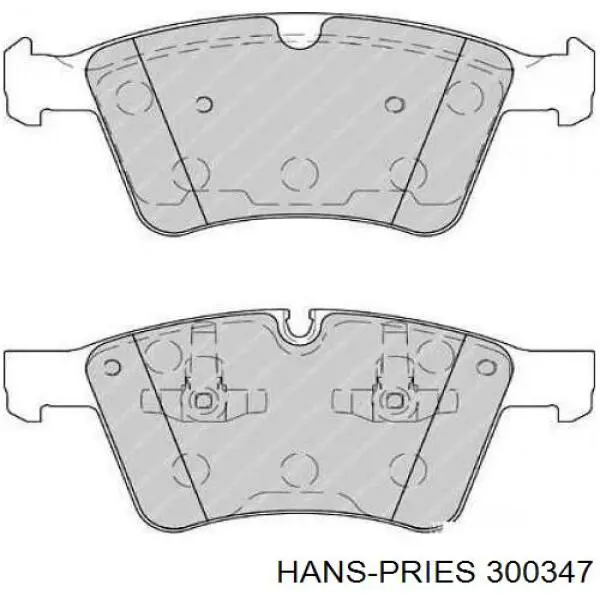 Сайлентблок задньої балки 300347 Hans Pries (Topran)