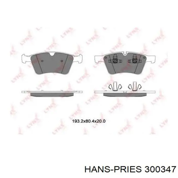 Купити 300347 Hans Pries (Topran) Сайлентблок задньої балки