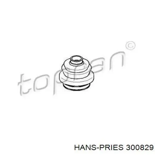 300829 Hans Pries (Topran) пильник шруса зовнішній, задньої піввісі