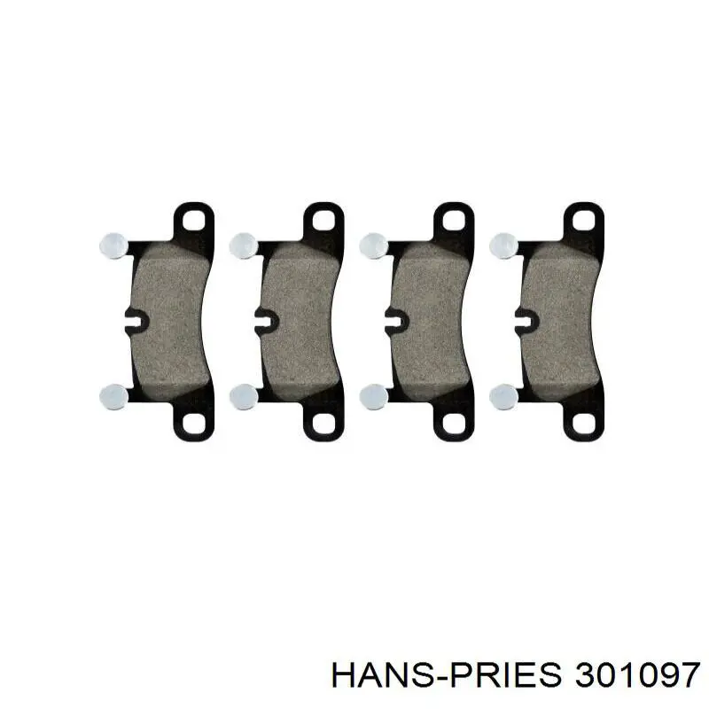 301097 Hans Pries (Topran) Підшипник ковзання зчеплення