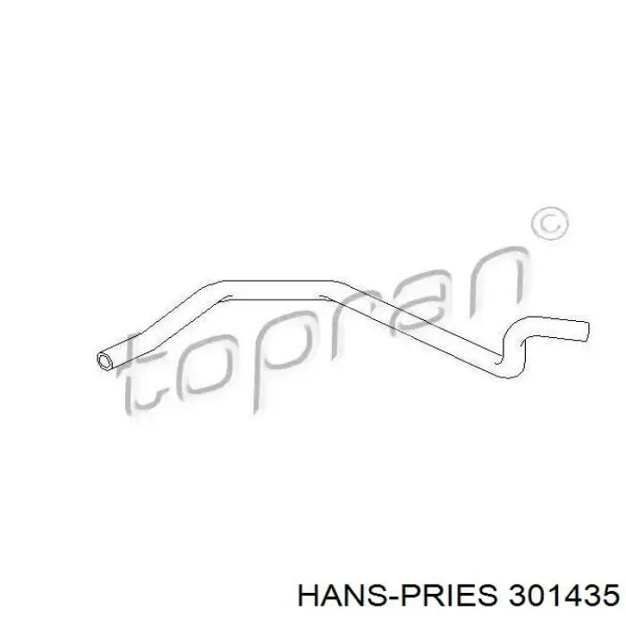 Шланг/патрубок радіатора охолодження, нижній Thermotec DCG072TT