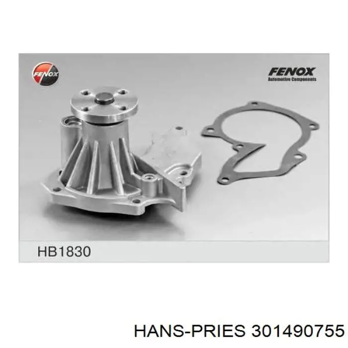 Купити 301490755 Hans Pries (Topran) Насос охолоджуючої рідини