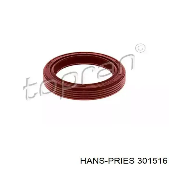 Сальник двигуна, распредвала Hans Pries (Topran) 301516 ціна, від 3.40 USD