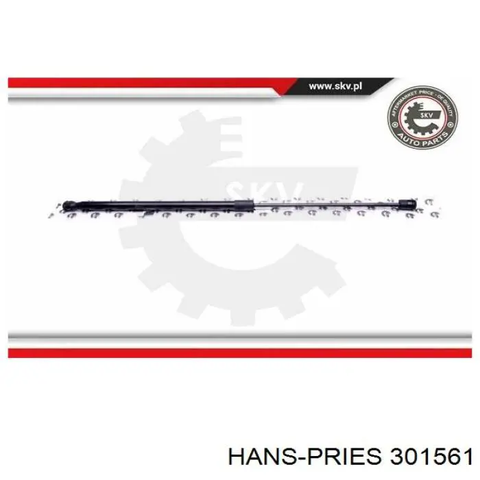 301561 Hans Pries (Topran) Буфер-відбійник амортизатора переднього