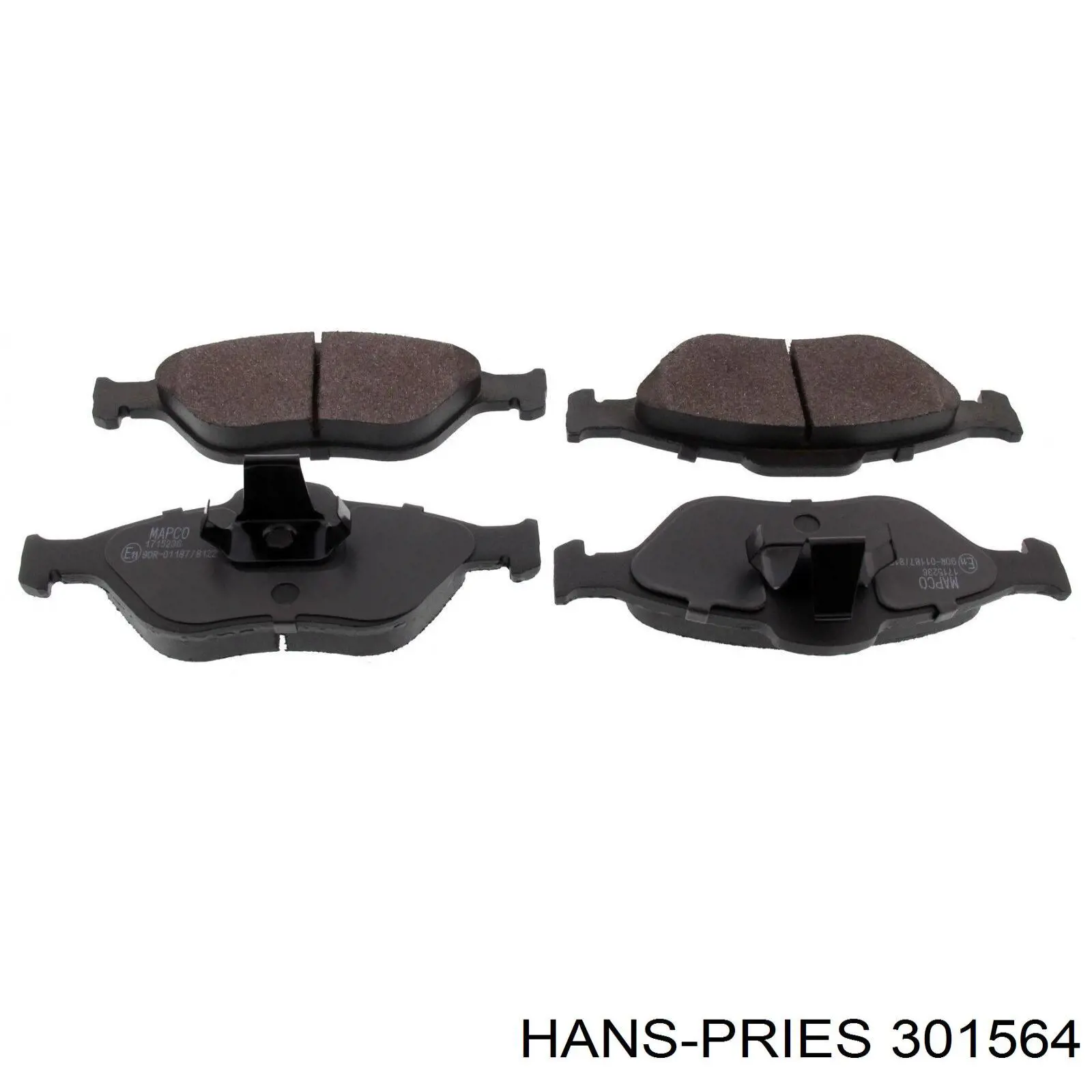 301564 Hans Pries (Topran) буфер-відбійник амортизатора переднього