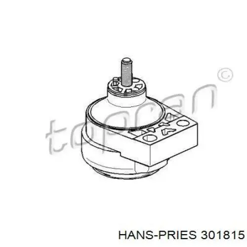 Подушка (опора) двигуна, права 301815 Hans Pries (Topran)