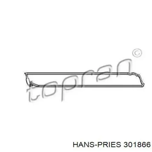 301866 Hans Pries (Topran) Прокладка кришки клапанної 