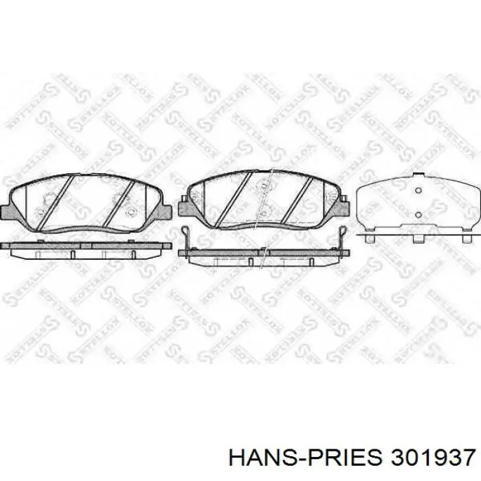 301937 Hans Pries (Topran) Пильник ШРКШ внутрішній, передній півосі