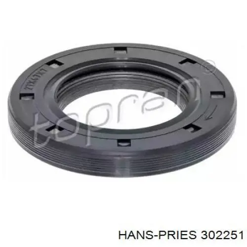 Сальник двигуна, распредвала Hans Pries (Topran) 302251 ціна, від 7.19 USD