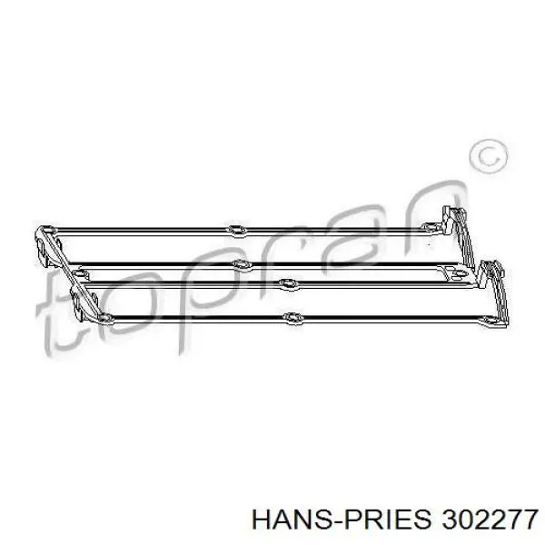 Прокладка клапанної кришки двигуна 302277 Hans Pries (Topran)