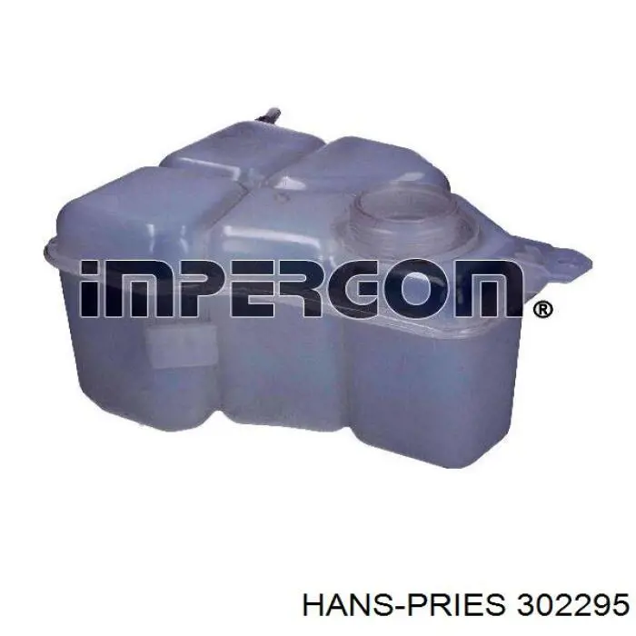 Бачок системи охолодження двигуна розширювальний Hans Pries (Topran) 302295 ціна, від 14.92 USD