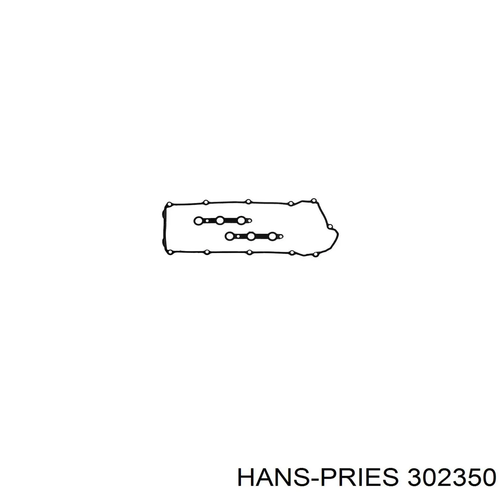 302350 Hans Pries (Topran) прокладка клапанної кришки двигуна
