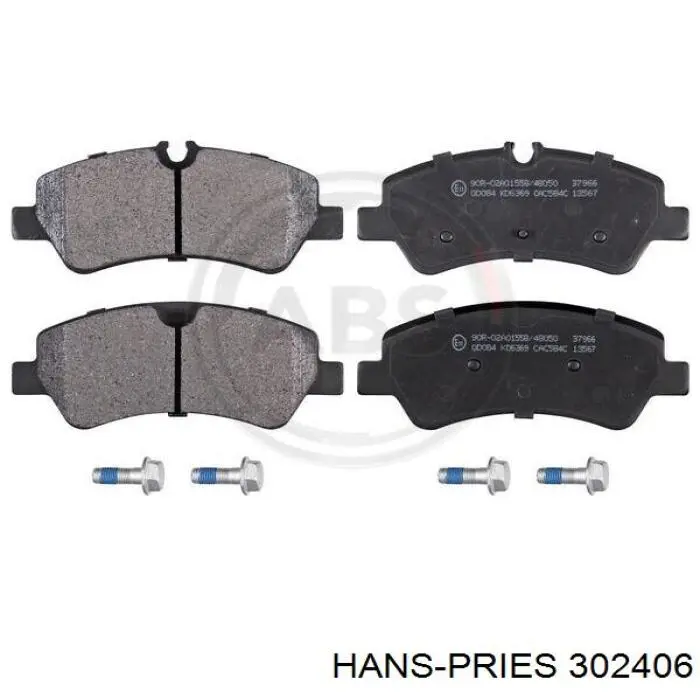 Підвісний підшипник передньої піввісі Hans Pries (Topran) 302406 ціна, від 18.62 USD