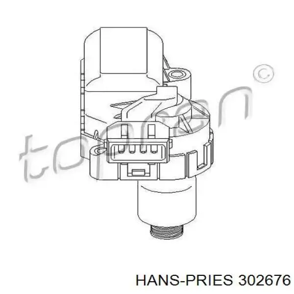 Регулятор холостого ходу Hans Pries (Topran) 302676