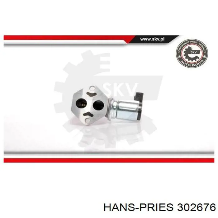 Клапан холостого ходу Hans Pries (Topran) 302676 ціна, від 43.51 USD