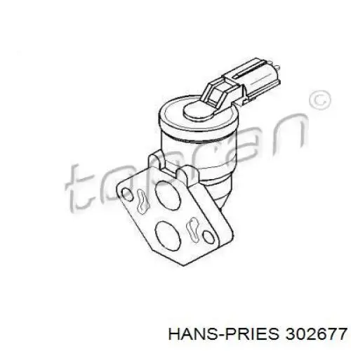 302677 Hans Pries (Topran) клапан/регулятор холостого ходу