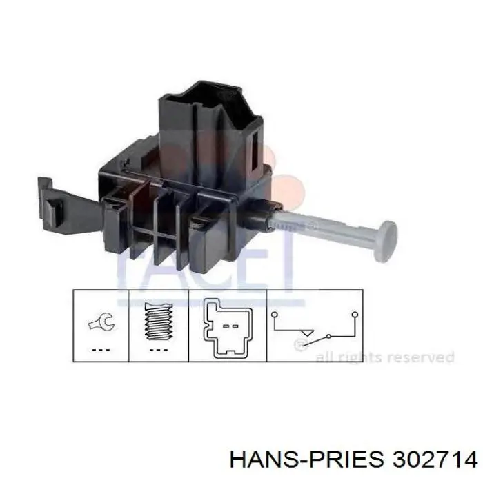 Жабка стопів Hans Pries (Topran) 302714