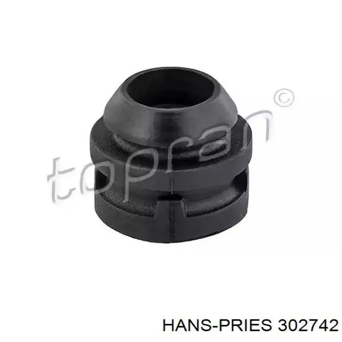Подушка радіатора охолодження, нижня Hans Pries (Topran) 302742 ціна, від 3.81 USD
