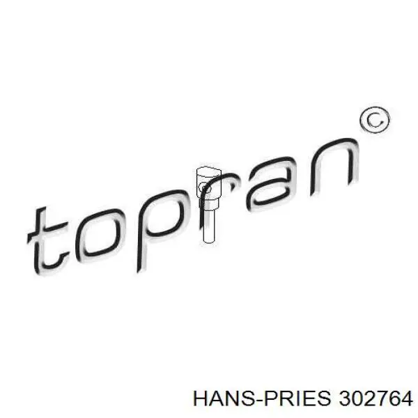 302764 Hans Pries (Topran) форсунка омивача заднього скла