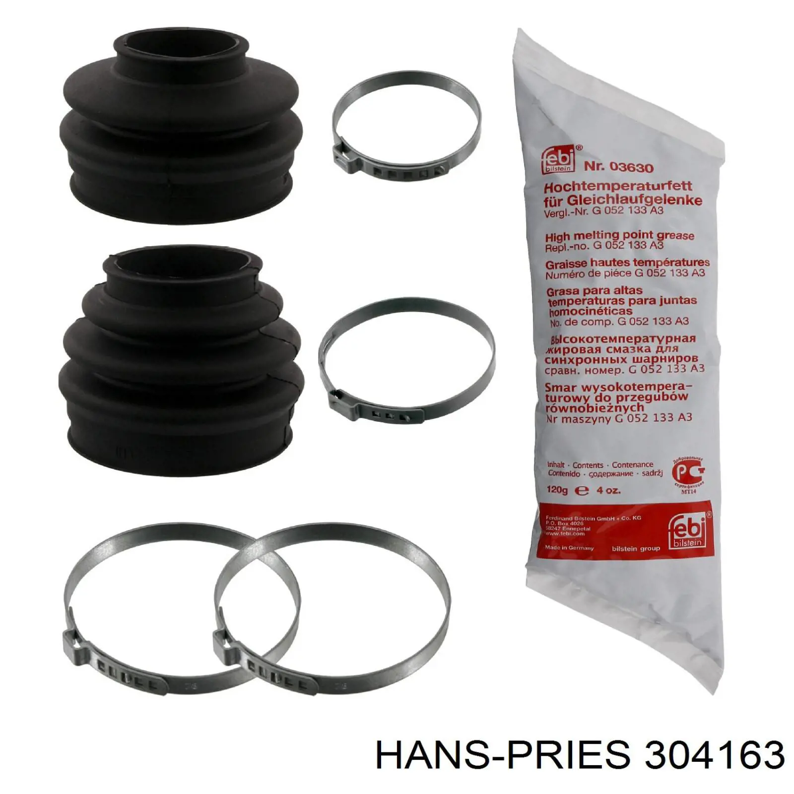 Фільтр коробки автомат Hans Pries (Topran) 304163 ціна, від 19.13 USD