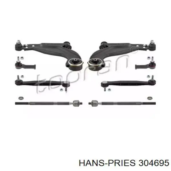 Комплект передніх важелів Hans Pries (Topran) 304695 ціна, від 177.52 USD