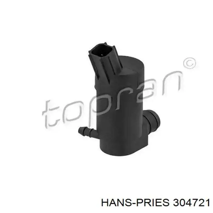 Купити 304721 Hans Pries (Topran) Мотор омивача лобового скла