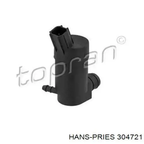 304721 Hans Pries (Topran) насос-двигун омивача скла, переднього