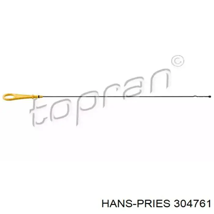 Щуп-індикатор рівня масла в двигуні Hans Pries (Topran) 304761 ціна, від 4.01 USD