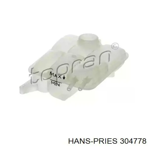 304778 Hans Pries (Topran) бачок системи охолодження, розширювальний