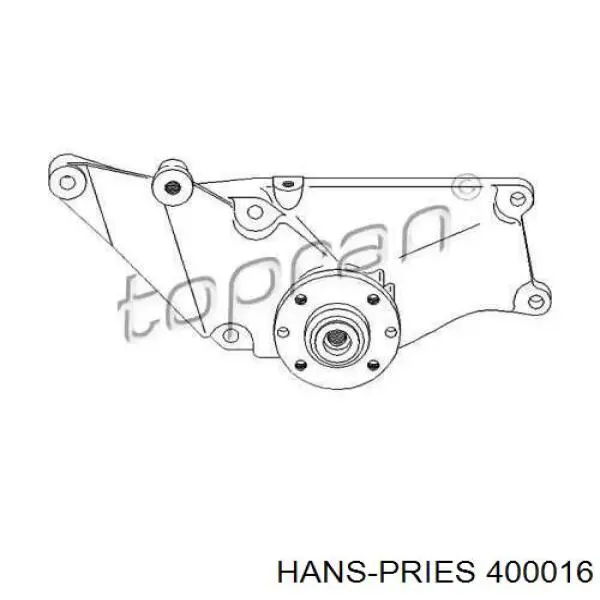 400016 Hans Pries (Topran) натягувач приводного ременя