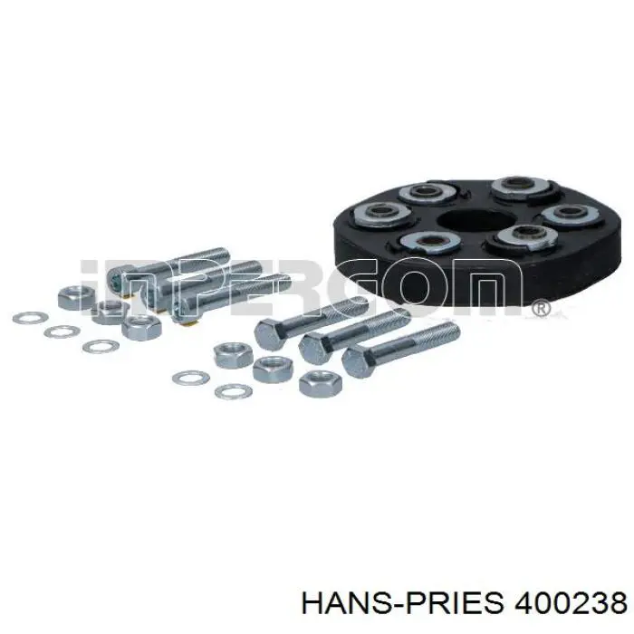 Купити 400238 Hans Pries (Topran) Муфта кардана еластична, передня