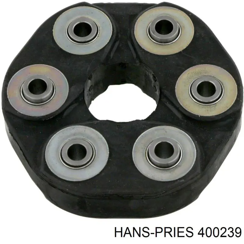 Муфта кардана еластична, перед./зад. 400239 Hans Pries (Topran)
