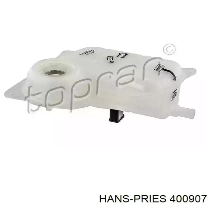 Бачок системи охолодження двигуна розширювальний Hans Pries (Topran) 400907 ціна, від 24.24 USD