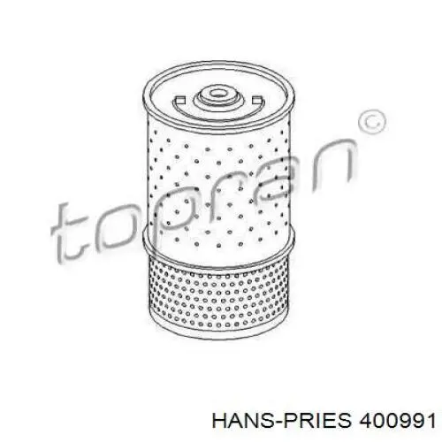 Масляний фільтр двигуна Hans Pries (Topran) 400991 ціна, від 5.89 USD