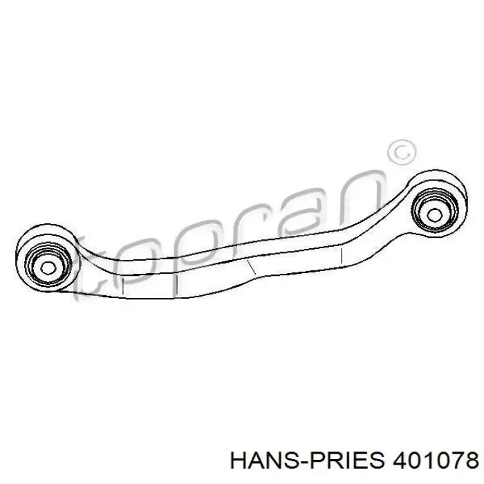 401078 Hans Pries (Topran) Балансир підвіски задній лівий