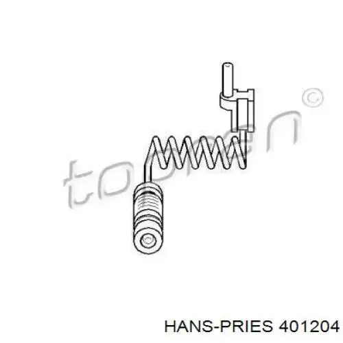 Датчик зносу гальмівних колодок, передній Hans Pries (Topran) 401204 ціна, від 1.72 USD
