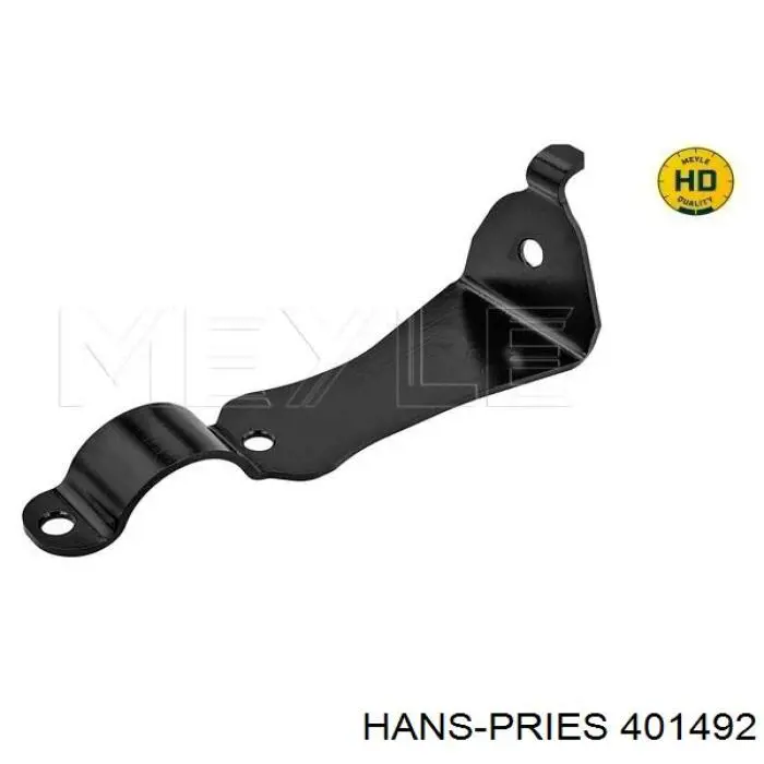 Хомут кріплення втулки стабілізатора, переднього 401492 Hans Pries (Topran)