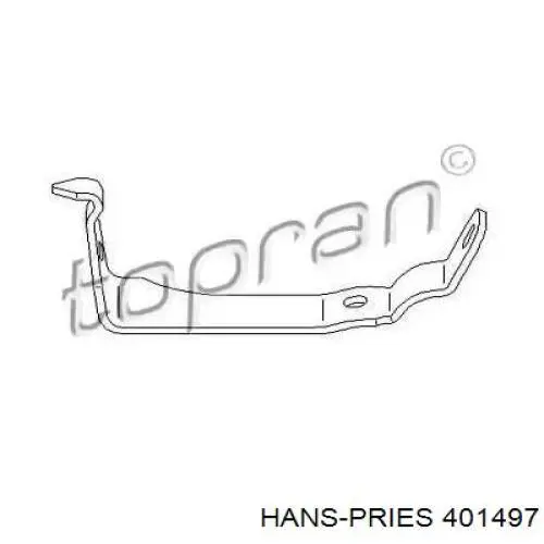 401497 Hans Pries (Topran) Хомут кріплення втулки стабілізатора, переднього