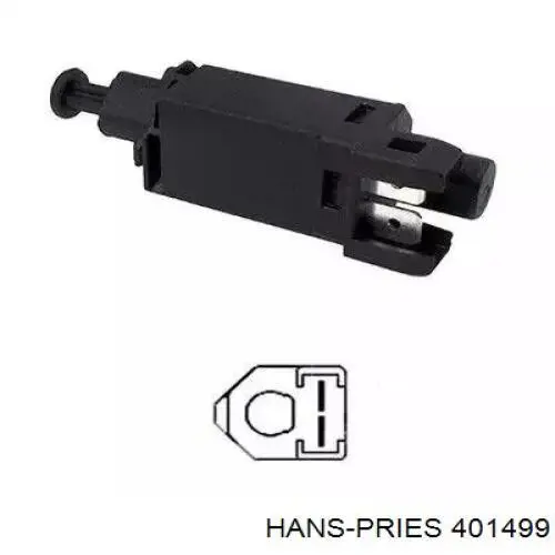 Жабка тормозу 401499 Hans Pries (Topran)