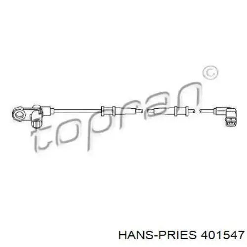 Купити 401547 Hans Pries (Topran) Датчик АБС (ABS) передній
