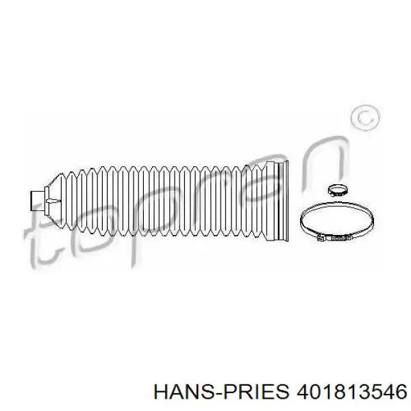 401813546 Hans Pries (Topran) Пильник рульової