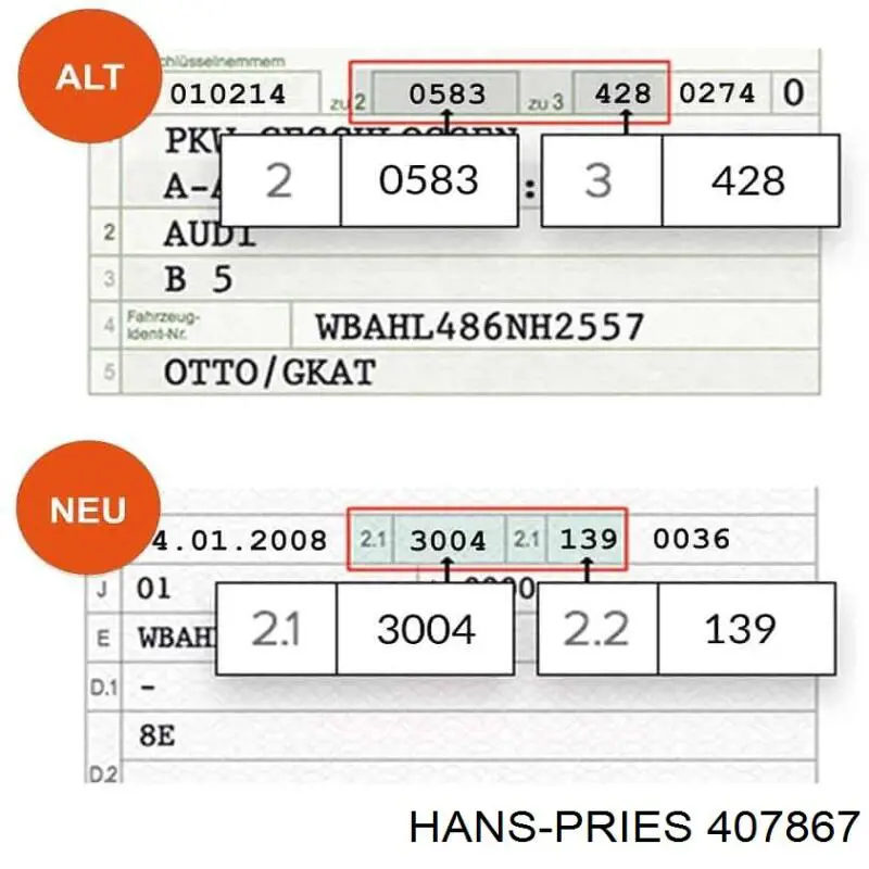 Купити 407867 Hans Pries (Topran) Шланг для видалення повітря